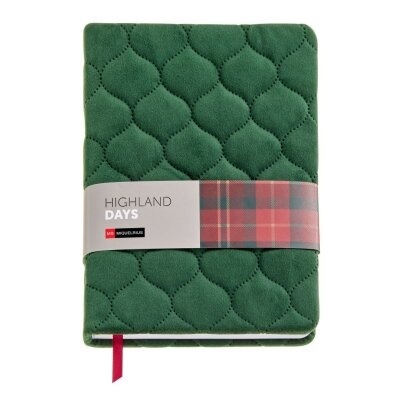 Caderno Miquelrius A5 Highland Days Verde Acolchoado Pontilhado MR8294