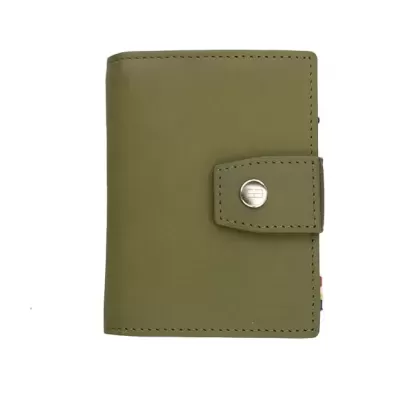 Porta Cartões Garzini Olive Green Brown