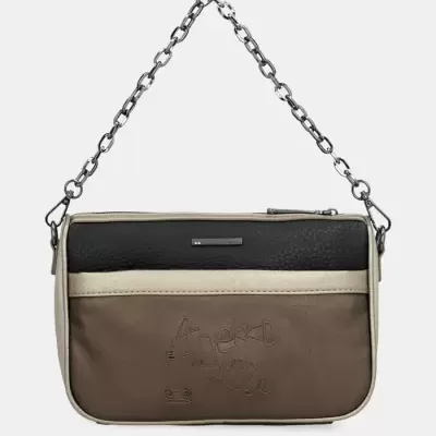 Mala de Ombro/Tiracolo Anekke Essentials Preto