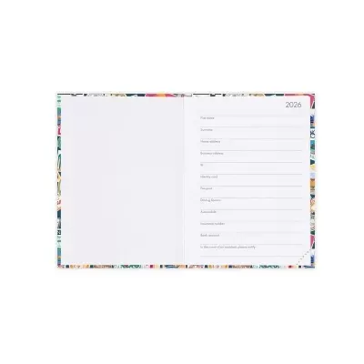 Agenda Legami Mini Photo 12 Meses Diários - Travel Stickers