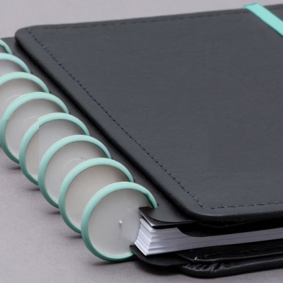 Discos E Elástico G Azul Pérola - Caderno Inteligente