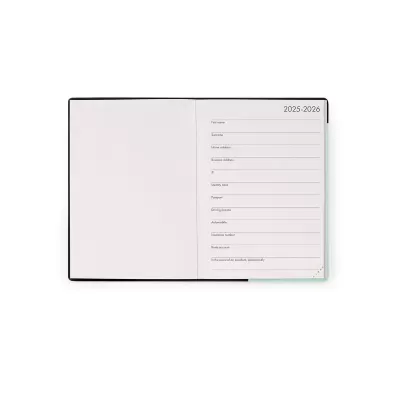 Agenda Legami Small 12 Meses Diários Diary - Pastel Mint