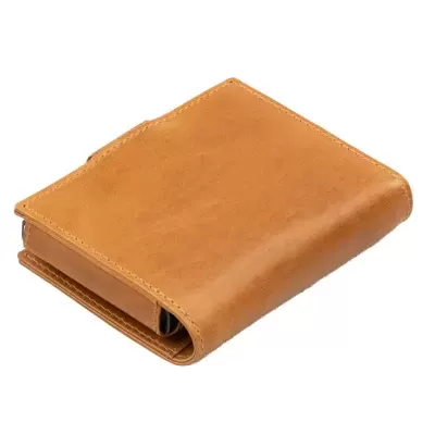 Porta Cartões Garzini Brushed Cognac