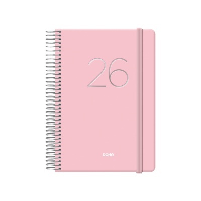 Agenda Dohe Diária - Gloss – 12,5 x 18 cm – Rosa