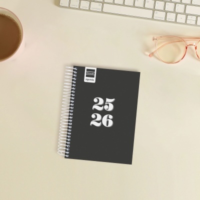 Agenda Escolar Diária Finocam Gamma Preto