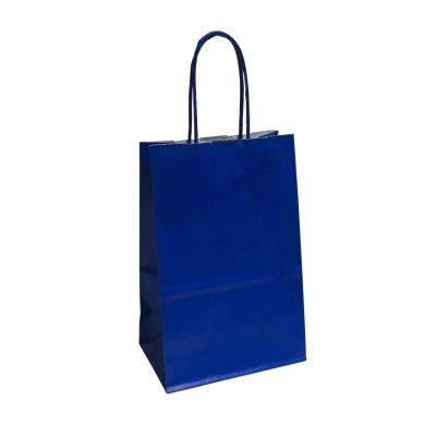 Saco de Papel Asa Torcida 188 - Azul