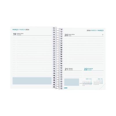 Agenda Escolar Diária Finocam Gamma Preto