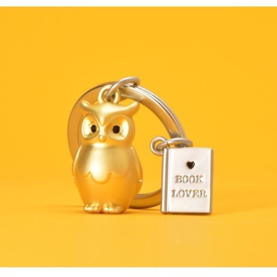 Porta chaves Metalmorphose - MTM279-01 - Coruja + Livro