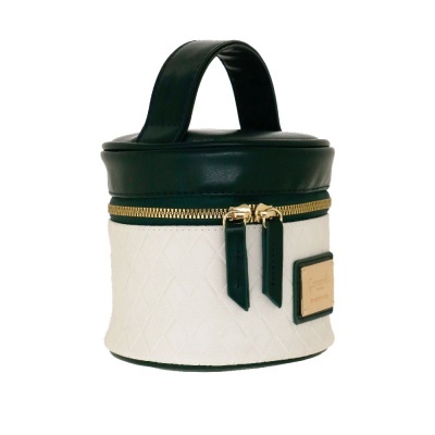 Necessaire Camomilla Duo Di Classe Branco/Verde