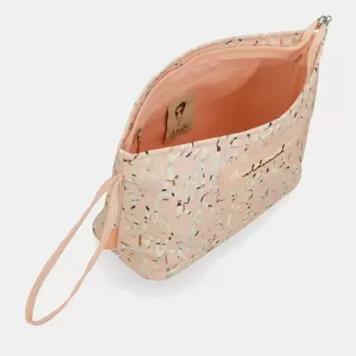 Saco de Praia Grande Estampada Rosa Anekke