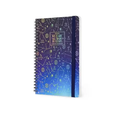 Agenda Legami Large Espiral 12 Meses Diários - Stars