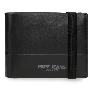 Carteira Pepe Jeans Ithaca Negro com elástico