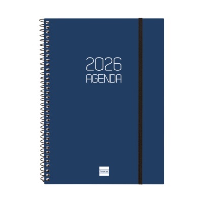 Agenda Finocam 2026 Semanal Beta Azul