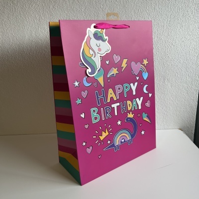 Saco Girls Dino Unicorn