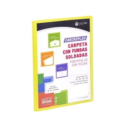 Portfolio com 30 Micas e Capa Personalizável Carchivo