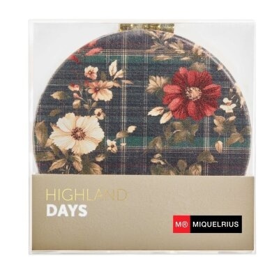 Espelho de Bolso Miquelrius Highland Days 80x80mm Papoulas MR13365