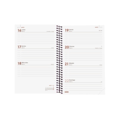 Agenda Finocam 2026 Semanal Beta Preto