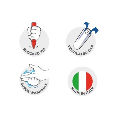 Caixa de 36 Marcadores Feltro Carioca Joy