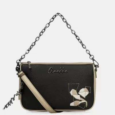 Mala de Ombro/Tiracolo Anekke Essentials Preto