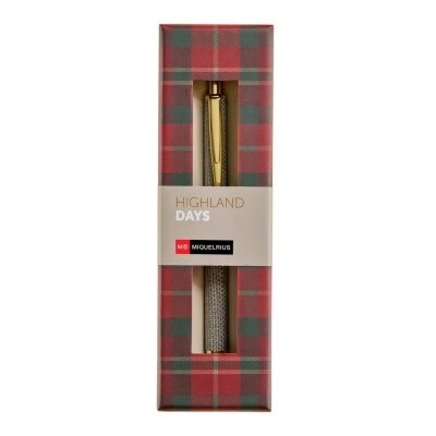 Esferográfica Miquelrius Highland Days Metal Raffia MR12028