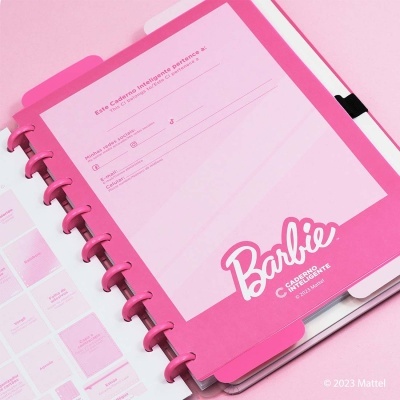Caderno A5 Barbie Pink By Barbie - Caderno Inteligente