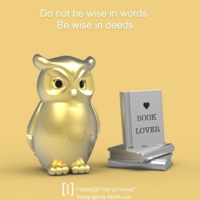 Porta chaves Metalmorphose - MTM279-01 - Coruja + Livro