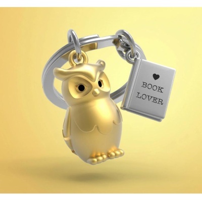 Porta chaves Metalmorphose - MTM279-01 - Coruja + Livro