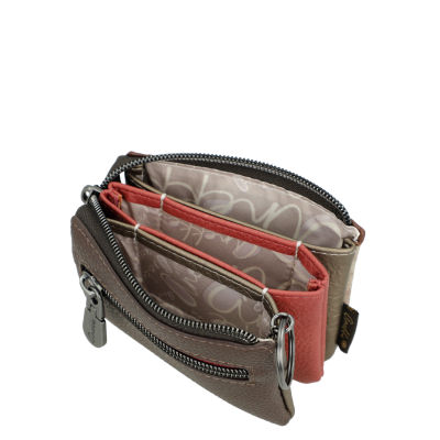 Porta Moedas C/3 Compartimentos Anekke Muse