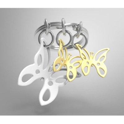 Porta chaves Metalmorphose - MTM079-02 - Borboletas