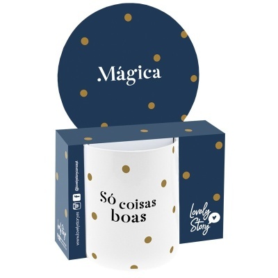 Caneca Lovely Story - "Só coisas boas"