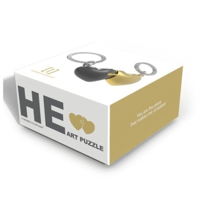 Porta chaves Duplo Metalmorphose - MTM306-01 - Dois Corações