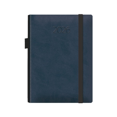 Agenda Dohe Diária - Melbourne – 15 x 21 cm. – Azul
