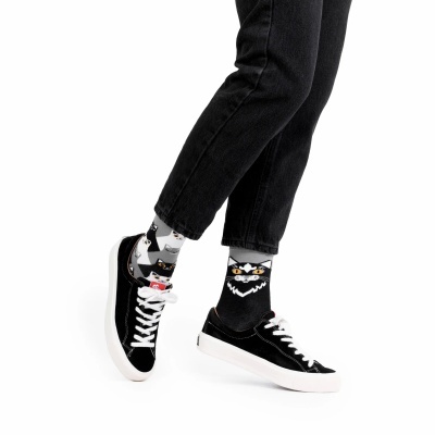 MEIAS MANY MORNINGS - Black Cat