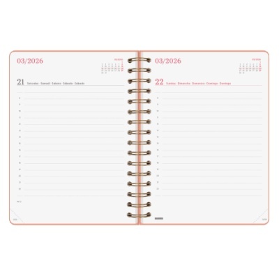 Agenda Finocam 2026 Diária Alma Coral