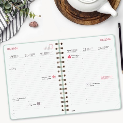 Agenda Finocam 2026 Semanal Alma Mint