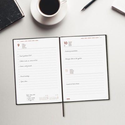 Agenda Finocam 2026 Diária Porto Black