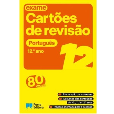 Cartões de revisão - Livro Português - 12.º ano