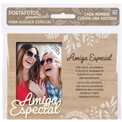 Moldura Personalizada "Amiga Especial"
