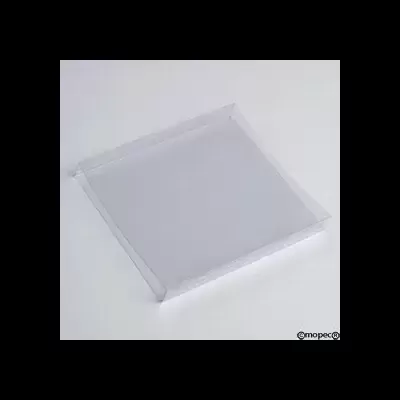 Caixa transparente quadrada de acrílico ou vidro