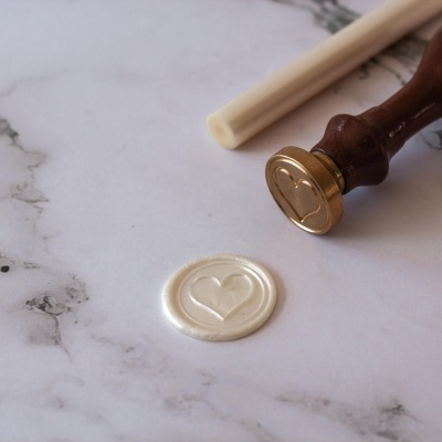 Lacre autoadesivo Coração