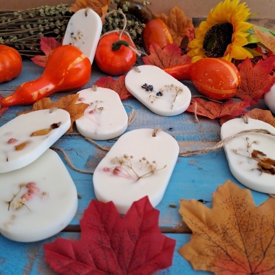 Ambientador com flores secas