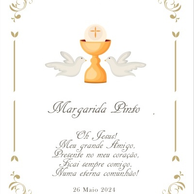 Convite de Comunhão digital 3