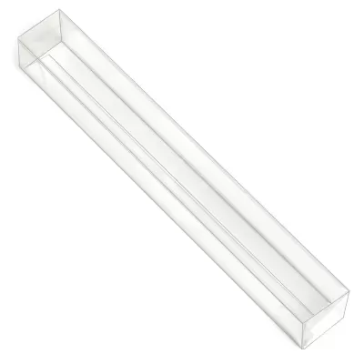 25 Caixas longas transparentes PET