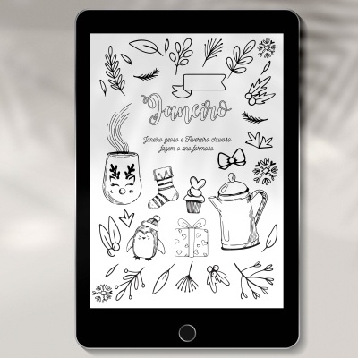 Separadores para Bullet Journal digital 2026