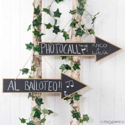 Seta de ardósia com Giz