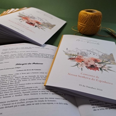 Missal A5 com flores