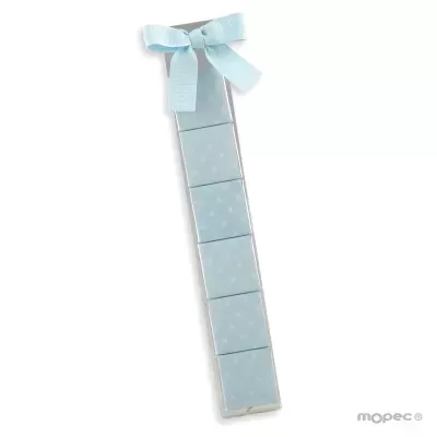 Caixa com 6 Napolitanas e laço