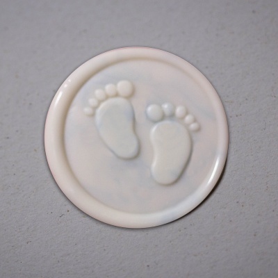 Lacre autoadesivo pézinhos de Bebé