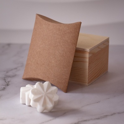 Caixa almofada Kraft