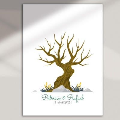 Placa árvore para digitais 3